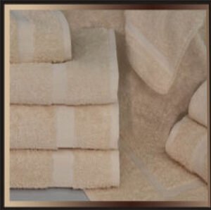 Beige Hotel Towels 12x12 Wash Cloth